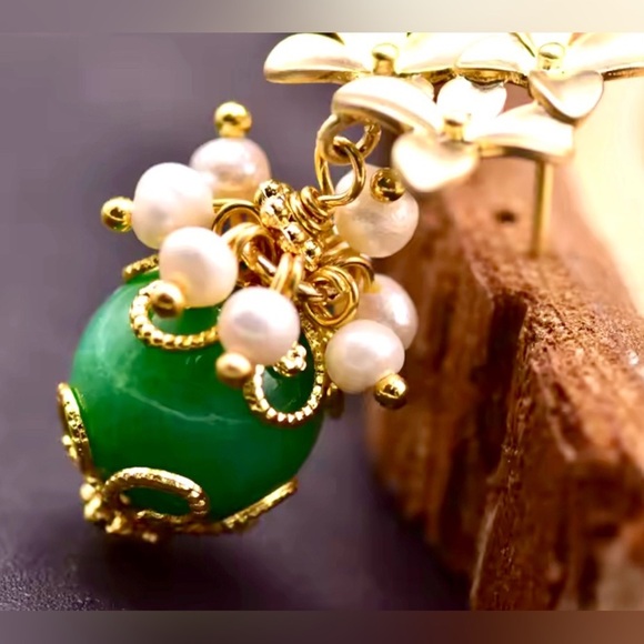 🌸 Luxury Handmade Earrings with Natural Stones 🌸 - Picture 7 of 7